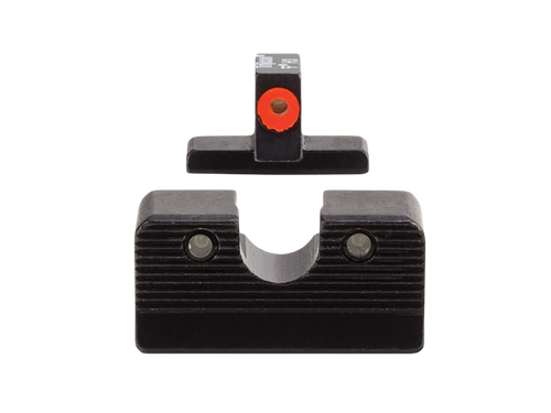 Trijicon 601000 HD XR Night Sight Set Green Tritium/Orange Outline Front, Green Tritium Rear, Black Frame, Fits FN 509