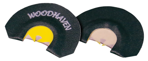Woodhaven WH320 Talon  Diaphragm Call Triple Reed Turkey Hen Sounds Attracts Turkeys Black