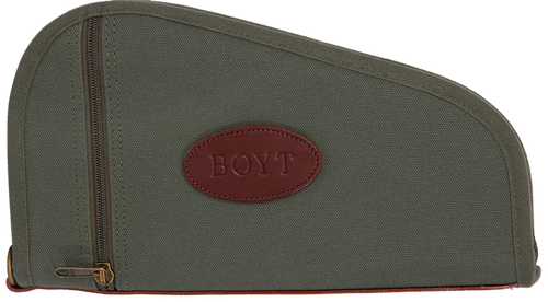 Boyt Harness PP41OD Heart-Shaped Pistol Case OD Green Canvas Holds Handgun