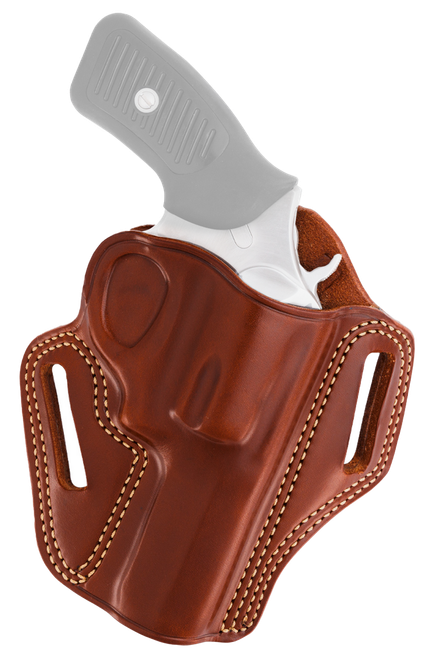 Galco CM334 Combat Master Belt Holster OWB Tan Steerhide Fits S&W L Frame M686 Plus Right Hand