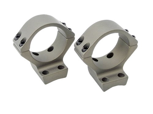 Talley SB840735 Scope Mount/Ring Combo  Smoked Bronze Cerakote 34mm Tube Fits X-Bolt Medium Rings