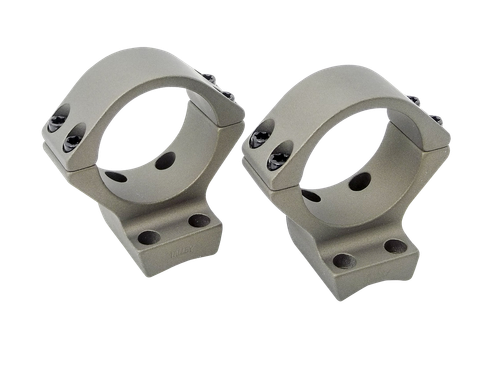 Talley SB840735 Scope Mount/Ring Combo  Smoked Bronze Cerakote 34mm Tube Fits X-Bolt Medium Rings