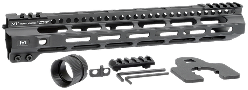 Midwest Industries MIULW12625 Ultralight  AR-15 Black Hardcoat Anodized Aluminum/Polymer 12.625" Picatinny/M-LOK