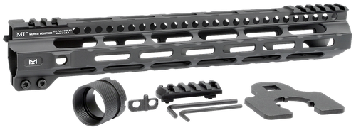 Midwest Industries MIULW12625 Ultralight  AR-15 Black Hardcoat Anodized Aluminum/Polymer 12.625" Picatinny/M-LOK