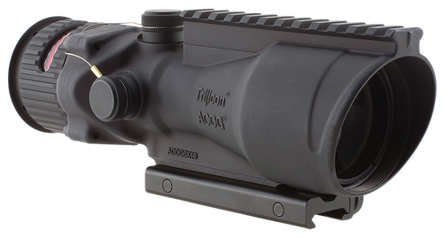 Trijicon 100002 ACOG  Black Hardcoat Anodized 6x 48mm Illuminated Red Chevron .308/7.62 Reticle