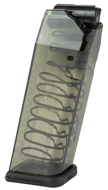 ETS Group SMKGLK21 Pistol Mags  13rd Standard 45 ACP Compatible w/Glock 21/30/41 Smoke Polymer