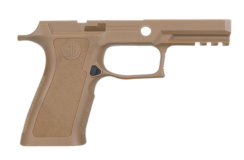 Sig Sauer GRIPMODXCA943MCOY P320 Grip Module X-Series Carry (Medium Size Module), 9mm Luger/40 S&W/357 Sig, Coyote Polymer, Fits Sig P320 (3.90" & 4.70")
