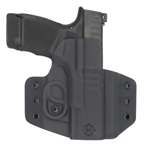 C&G Holsters 0950100 Covert  OWB Black Kydex Belt Loop Fits Springfield Hellcat Right Hand