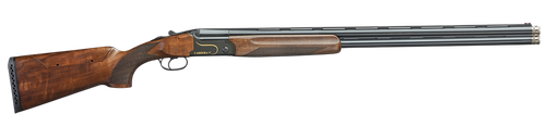 F.A.I.R. FRCRRAV1230 Carrera V  16 Gauge Break Open 3" 2rd 30" Black Over/Under Vent Rib Barrel, Black w/Gold Inlay Receiver, Walnut w/Adj Comb Stock, TechniChoke XP70 Choke System