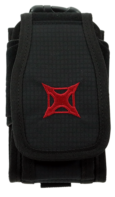 Vertx VTX5140BK Phone/Multi-Tool Pouch VTX 7" H x 4" W x 2" D Black Cordura w/Velcro Closing
