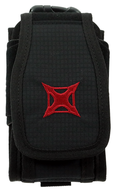 Vertx VTX5140BK Phone/Multi-Tool Pouch VTX 7" H x 4" W x 2" D Black Cordura w/Velcro Closing