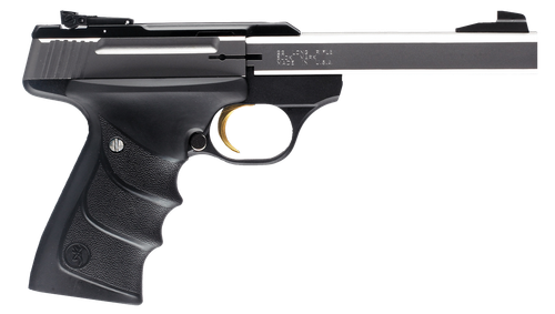 Browning 051409490 Buck Mark Standard *CA Compliant 22 LR 10+1 5.50" Slab Side Barrel, Stainless Serrated SS Slide, Matte Black Aluminum Frame, Finger Grooved Black Ultragrip RX Grip