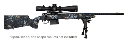 Horizon Firearms RF017S392214T19 Vandal Prime 7MM PRC 22" Black Spiral Fluted Threaded Barrel, Drilled & Tapped Receiver, Textured Iota EKO Carbon Fiber Stock