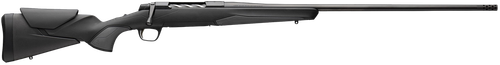 Browning 036003294 X-Bolt 2 Hunter Full Size 6.5 PRC 3+1 24" Matte Black Threaded Sporter Barrel, Matte Black Drilled & Tapped Steel Receiver, Black Adjustable Vari-Tech w/Grip Module Synthetic Stock