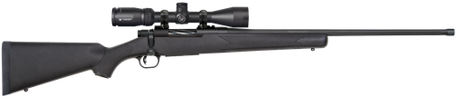 Mossberg 28246 Patriot w/Optic 450 Bushmaster 4+1 20" Matte Blued Threaded Barrel, Matte Blued Drilled & Tapped Receiver, Fixed Black Synthetic Stock, Vortex Crossfire II 3-9x40mm