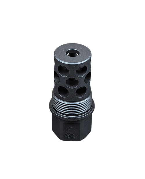 SilencerCo AC5231 TOMD Muzzle Brake Black Matte 1/2"x28 Threads 223 Cal