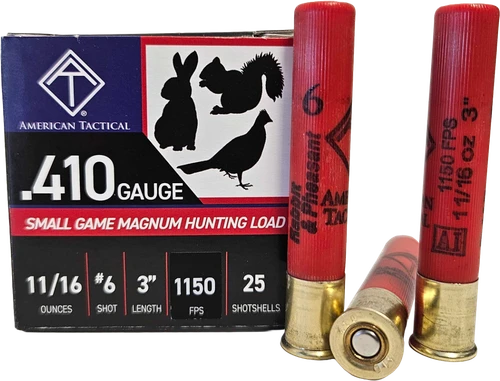 ATI ATIAC41036 Target Load  410Gauge 3" 11/16oz 6Shot 25 Per Box/10 Case