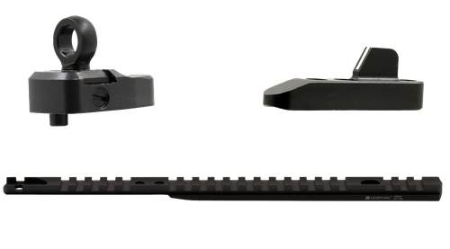 XS Sights ML10095 Marlin Optic Mounts & Ghost Ring Sight Sets  Black Anodized Aluminum/Steel Fits Marlin 1894 Lever Action