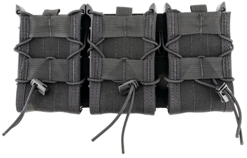 High Speed Gear 45TA00BK TACO Shingle Mag Pouch Triple Black Nylon MOLLE Compatible w/ Rifle