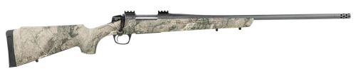 CVA CR6981 Cascade  Full Size 300 Win Mag 3+1, 24" Sniper Gray Cerakote Steel Threaded Barrel, Sniper Gray Cerakote Steel Receiver, Exclusive Realtree Rockslide Fixed w/SoftTouch Stock, Right Hand