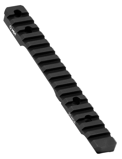 Mdt Sporting Goods Inc 102190BLK Picatinny Scope Rail  Black Anodized 11" Long Fits Tikka T3/T3x Short Action, 20 MOA