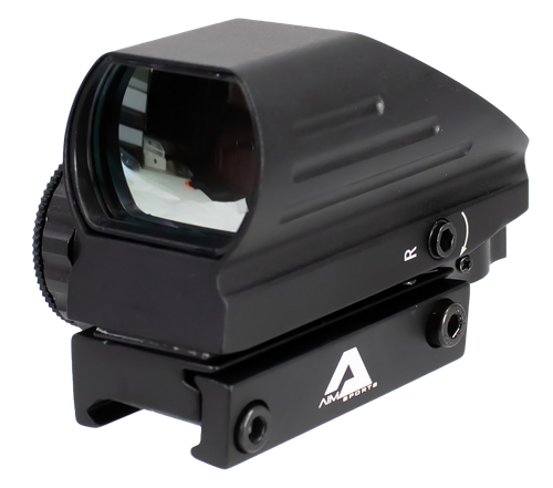 Aim Sports RT406C Reflex Sight Classic II Edition Matte Black 1x33mm Red/Green Multi Reticle