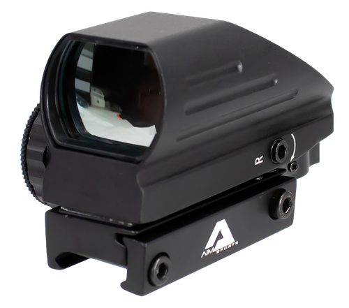 Aim Sports RT406C Reflex Sight Classic II Edition Matte Black 1x33mm Red/Green Multi Reticle