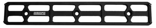Armaspec ARM621-9 ARCA Rail 9 Slot M-LOK  Black Aluminum Compatible w/ AR-15/10 MLOK Rails