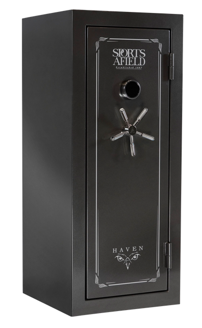 Sports Afield SECSA5925HXS Haven  Electronic Keypad/Key Entry Dark Gray Metallic Steel Holds 24 + 4 59" H x 25" W x 24" D Fireproof- Yes