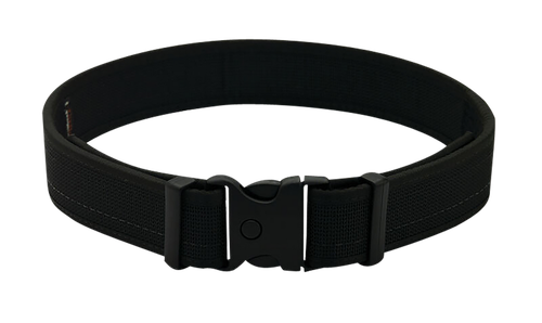 Uncle Mikes-leather(1791) BLTUM40/44MBL Gun Belt  Matte Black Leather 40/44 1.50" Wide Buckle Closure