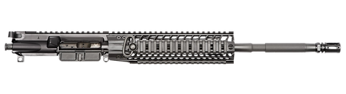 Spikes STU5025R9S Complete Upper  5.56x45mm NATO 16" Black Phosphate Barrel, 7075-T6 Aluminum Black Receiver, 9" BAR2 Free-Float Handguard for M4 Carbine
