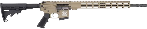 Great Lakes Firearms GL15350SSFDE16 GLFA  350 Legend 5+1 18" Stainless Threaded Barrel, Flat Dark Earth Cerakote Picatinny Rail Aluminum Receiver, M-LOK Handguard, Black Synthetic Stock, Mil-Spec Grip