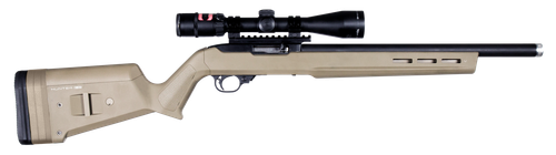 Magpul MAG548-FDE Hunter X-22 Stock Fixed Adjustable Comb Flat Dark Earth Synthetic for Ruger 10/22