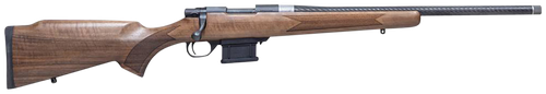 Howa HWHCF6ARC M1500 Mini Action Hunter 6mm ARC 5+1 20" Black Carbon Fiber Wrapped Barrel, Black Drilled & Tapped Steel Receiver, Walnut Fixed Stock, Right Hand