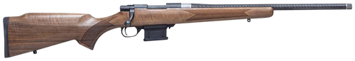 Howa HWHCF6ARC M1500 Mini Action Hunter 6mm ARC 5+1 20" Black Carbon Fiber Wrapped Barrel, Black Drilled & Tapped Steel Receiver, Walnut Fixed Stock, Right Hand