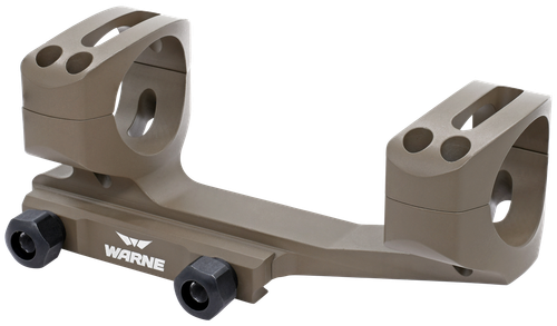 Warne XSKEL30DE X-SKEL Scope Mount/Ring Combo Flat Dark Earth Cerakote 30mm