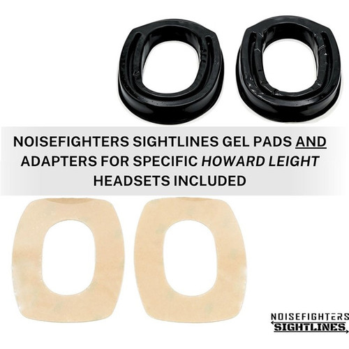 SIGHTLINES ADAPTER PLATES FOR HL IMPACT SPORTS BLACK