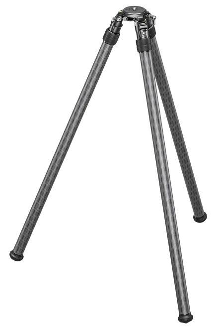 Leofoto Usa SO-362CX Inverted 2 Section Carbon Fiber Tripod Tripod 5.43"-64.49" High Black Aluminum