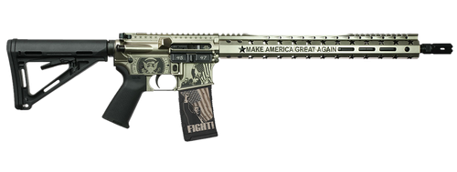 Black Rain Ordnance 24111203S Trump FX Custom Limited Edition 5.56 NATO 30+1 Silver Spec 15