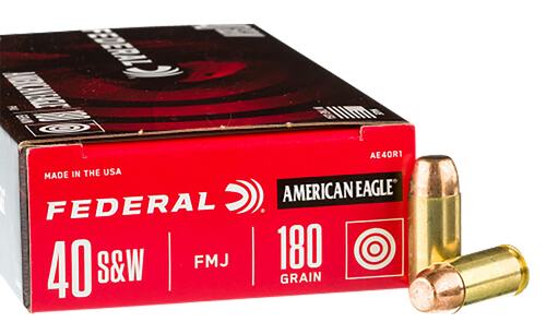 Federal C40180A400 Champion Training 40S&W 180gr Full Metal Jacket 400 Per Box/1 Case *Loose