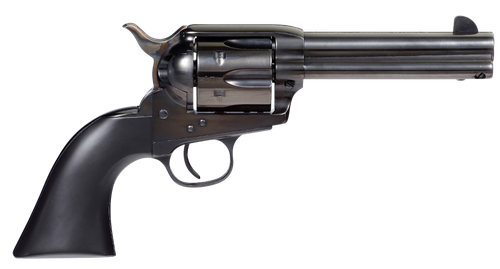 Taylors & Company 555162 Devil Anse  357 Mag Caliber with 4.75" Blued Finish Barrel, 6rd Capacity Blued Finish Cylinder, Color Case Hardened Finish Steel Frame & Matte Black Wood Grip