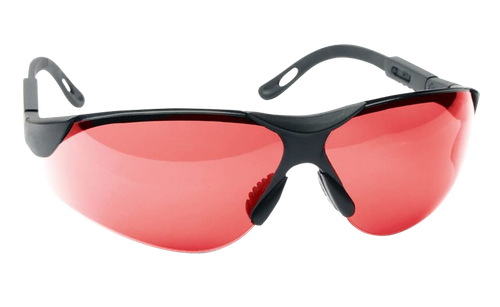 Walker's GWPXSGLVER Sport Glasses Elite Adult Vermilion Lens Polycarbonate Black Frame