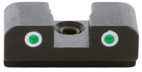 AmeriGlo XD191R Tritium Rear Sight for Springfield XD/Hellcat  Green Tritium White Outline Rear