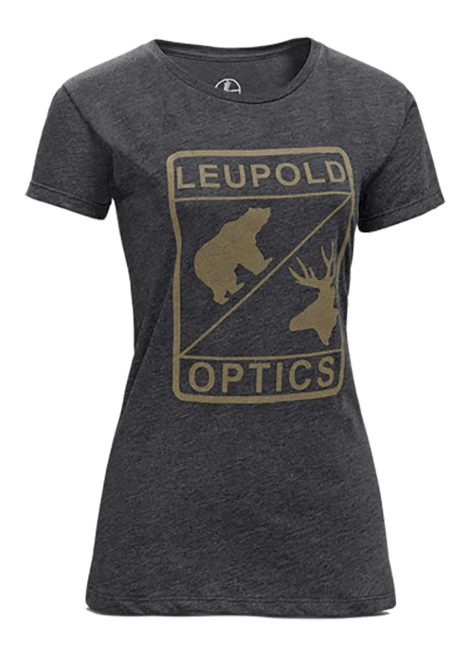 Leupold 170561 Women's L Optics Graphite Cotton/Polyester Short Sleeve XL