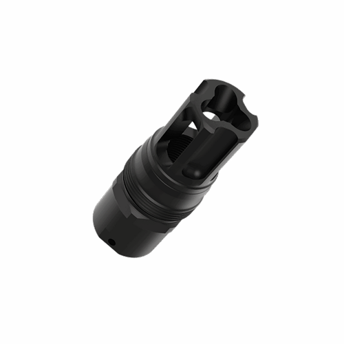Liberty Precision Machine LPM-2005 Eclipse Pin & Weld Flash Hider Black Stainless Steel 1/2"x28 Threads 2.25"