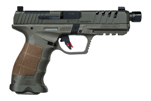 SAR USA 9CSOCOMODC SAR9 SOCOM OD GRN 9MM 15/21