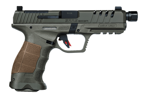 SAR USA 9CSOCOMODC SAR9 SOCOM OD GRN 9MM 15/21