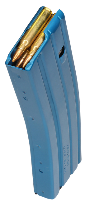 DuraMag 2023005175CPD AR-15 Duramag Speed 20rd 300 Blackout 223 Cal/5.56mm Blue Aluminum