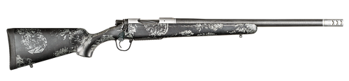 Christensen Arms 8010659900 Ridgeline FFT 25 Creedmoor 4+1 24" Carbon Fiber Threaded Barrel, Stainless Steel Drilled & Tapped Receiver, Carbon w/Gray Accents Sporter FFT Carbon Fiber Stock