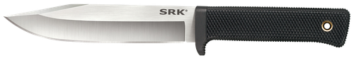 Cold Steel CS38CKE SRK  6" Fixed Clip Point Plain 3-V Steel Blade, 4.75" Black Textured Kray-Ex Handle